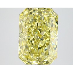 Diament laboratoryjny o barwie fantazyjnej radiant, 2.61ct, VVS1, Fancy Intense Yellow, IGI LG658479418