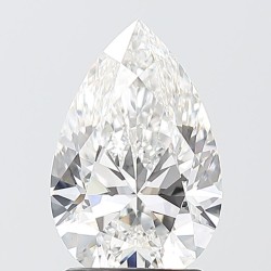 Diament laboratoryjny szlif gruszkowy, 2.1ct, VVS2, E, IGI LG758517174