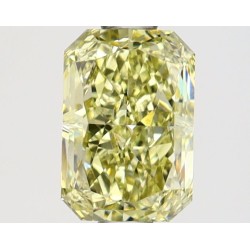 Diament laboratoryjny o barwie fantazyjnej radiant, 1.11ct, VVS2, Fancy Intense Yellow, IGI LG636409297