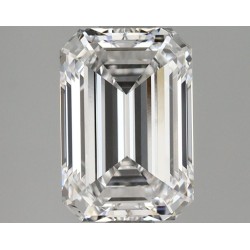 Diament laboratoryjny szlif szmaragdowy, 1.69ct, VVS2, E, IGI LG640497885