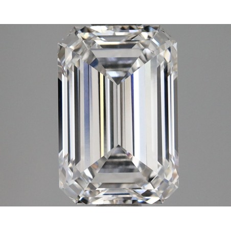 Diament laboratoryjny szlif szmaragdowy, 1.69ct, VVS2, E, IGI LG651497626