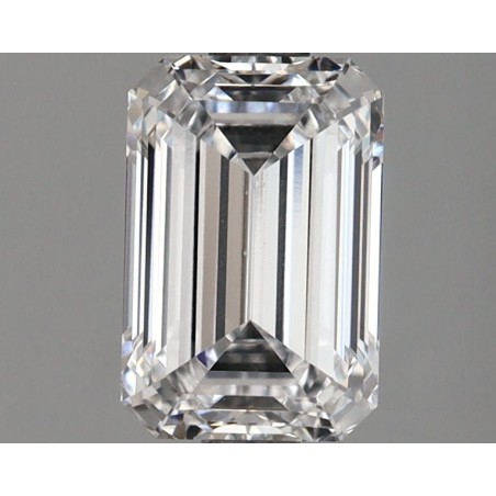 Diament laboratoryjny szlif szmaragdowy, 1.55ct, VVS2, E, IGI LG670484851