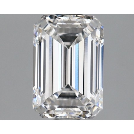 Diament laboratoryjny szlif szmaragdowy, 1.59ct, VVS2, E, IGI LG691502742