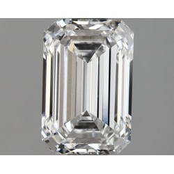 Diament laboratoryjny szlif szmaragdowy, 1.38ct, VVS2, E, IGI LG636400607