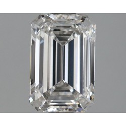Diament laboratoryjny szlif szmaragdowy, 1.37ct, VVS2, F, IGI LG639498752