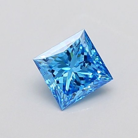 Diament laboratoryjny o barwie fantazyjnej szlif princess, 1.01ct, VVS2, Fancy Vivid Blue, IGI LG743517694