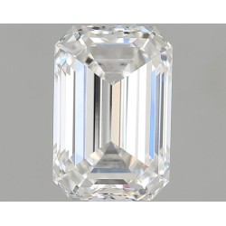 Diament laboratoryjny szlif szmaragdowy, 1.23ct, VVS2, E, IGI LG586357483