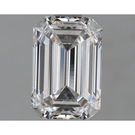 Diament laboratoryjny szlif szmaragdowy, 1.23ct, VVS2, F, IGI LG574340316