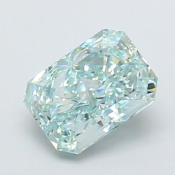 Diament laboratoryjny o barwie fantazyjnej radiant, 1.81ct, VVS1, Fancy Intense Green, IGI LG707556378