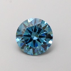 Diament laboratoryjny o barwie fantazyjnej szlif okrągły, 1.16ct, VVS2, Fancy Vivid Blue, IGI LG733576991