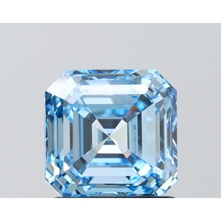 Diament laboratoryjny o barwie fantazyjnej Asscher, 1.51ct, IF, Fancy Vivid Blue, IGI LG756513276