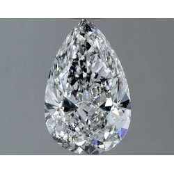 Diament szlif gruszkowy, 1ct, SI2, F, IGI 752547286