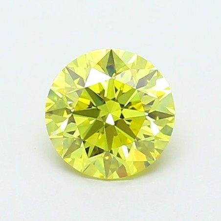 Diament laboratoryjny o barwie fantazyjnej szlif okrągły, 1.06ct, VVS2, Fancy Vivid Yellow, IGI LG720546916