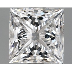 Diament laboratoryjny szlif princess, 1.68ct, VVS2, E, IGI LG689547147