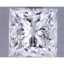 Diament laboratoryjny szlif princess, 1.42ct, VVS2, F, IGI LG617435950