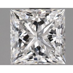 Diament laboratoryjny szlif princess, 1.08ct, VVS2, E, IGI LG648453851