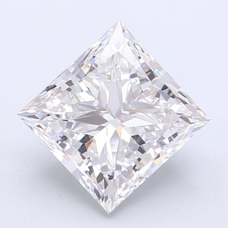 Diament laboratoryjny szlif princess, 2.83ct, VVS2, D, IGI LG747533753