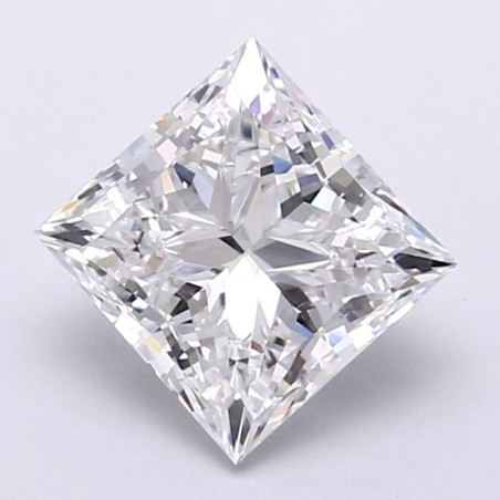 Diament laboratoryjny szlif princess, 2.41ct, VVS2, D, IGI LG747522778
