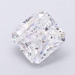 Diament laboratoryjny szlif radiant kwadratowy, 1.51ct, VVS2, D, IGI LG640480618
