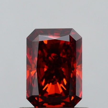 Diament laboratoryjny o barwie fantazyjnej radiant, 0.67ct, VVS2, Fancy Deep Orange, IGI LG588346904