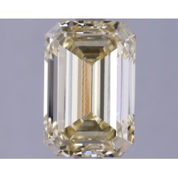 Diament laboratoryjny o barwie fantazyjnej szlif szmaragdowy, 2.9ct, VVS2, Fancy Yellow, IGI LG624430981