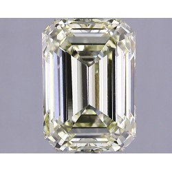 Diament laboratoryjny o barwie fantazyjnej szlif szmaragdowy, 3ct, VVS2, Fancy Yellow, IGI LG624430825