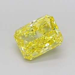 Diament laboratoryjny o barwie fantazyjnej radiant, 1.87ct, VVS2, Fancy Intense Yellow, IGI LG706547907