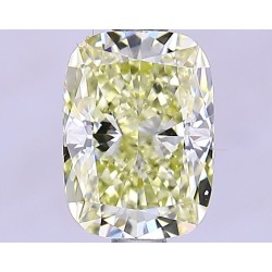 Diament laboratoryjny o barwie fantazyjnej szlif poduszkowy brylantowy, 1.21ct, VVS2, Fancy Yellow, IGI LG627458173