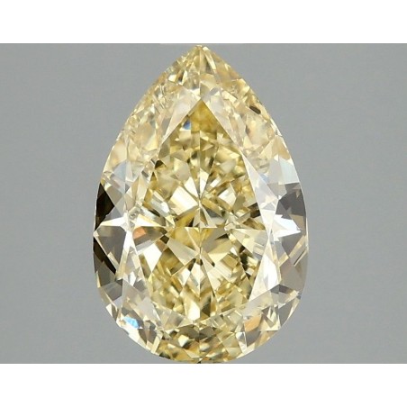 Diament laboratoryjny o barwie fantazyjnej szlif gruszkowy, 2.08ct, VVS2, Fancy Intense Yellow, IGI LG664408050