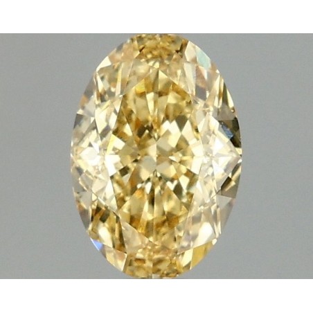 Diament laboratoryjny o barwie fantazyjnej szlif owalny, 1.08ct, VVS2, Fancy Intense Yellow, IGI LG675599571