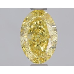 Diament laboratoryjny o barwie fantazyjnej szlif owalny, 1.1ct, VVS2, Fancy Intense Yellow, IGI LG713564419