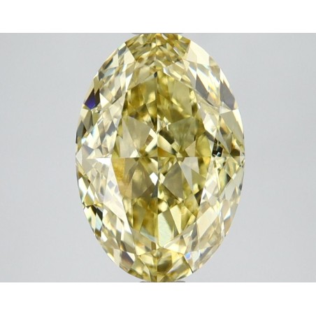 Diament laboratoryjny o barwie fantazyjnej szlif owalny, 2.85ct, VVS2, Fancy Intense Yellow, IGI LG637468163