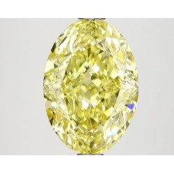 Diament laboratoryjny o barwie fantazyjnej szlif owalny, 2.77ct, VVS2, Fancy Intense Yellow, IGI LG645481614