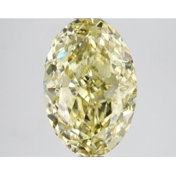 Diament laboratoryjny o barwie fantazyjnej szlif owalny, 2.62ct, VVS2, Fancy Intense Yellow, IGI LG641410147