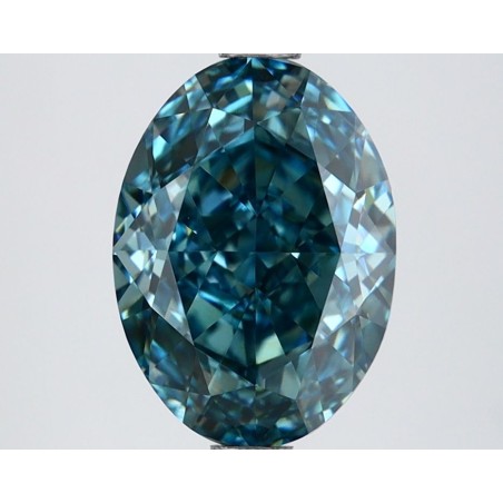 Diament laboratoryjny o barwie fantazyjnej szlif owalny, 2.67ct, VVS2, Fancy Vivid Blue, IGI LG654418485