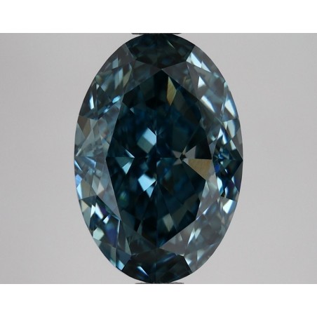 Diament laboratoryjny o barwie fantazyjnej szlif owalny, 2.58ct, VVS2, Fancy Vivid Blue, IGI LG650409240