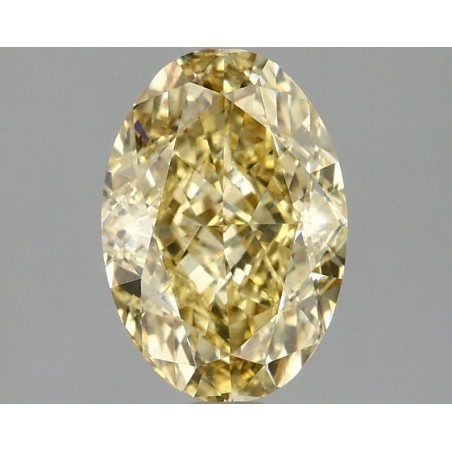 Diament laboratoryjny o barwie fantazyjnej szlif owalny, 2.08ct, VVS1, Fancy Intense Yellow, IGI LG669448642