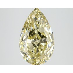 Diament laboratoryjny o barwie fantazyjnej szlif gruszkowy, 2.58ct, VVS2, Fancy Yellow, IGI LG671482034