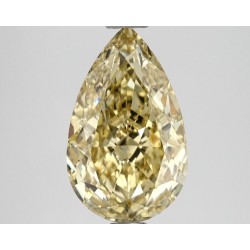 Diament laboratoryjny o barwie fantazyjnej szlif gruszkowy, 2.01ct, VVS2, Fancy Intense Yellow, IGI LG668454731