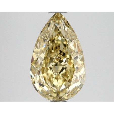 Diament laboratoryjny o barwie fantazyjnej szlif gruszkowy, 2.01ct, VVS2, Fancy Intense Yellow, IGI LG668454731