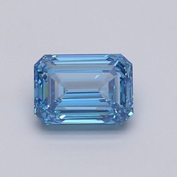 Diament laboratoryjny o barwie fantazyjnej szlif szmaragdowy, 1.81ct, VVS2, Fancy Vivid Blue, IGI LG610333933