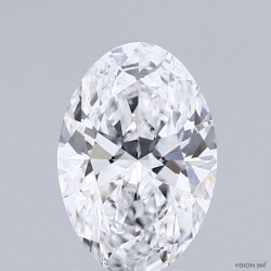 Diament laboratoryjny szlif owalny, 1.52ct, VVS1, D, IGI LG758581523
