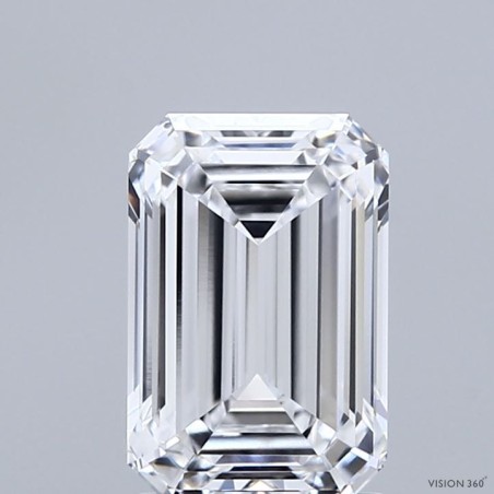 Diament laboratoryjny szlif szmaragdowy, 2.07ct, VVS1, D, IGI LG713594999