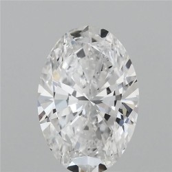 Diament laboratoryjny szlif owalny, 3ct, VVS2, E, IGI LG754568050