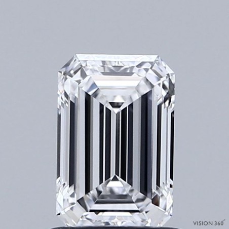 Diament laboratoryjny szlif szmaragdowy, 1.09ct, VVS2, D, IGI LG691511153