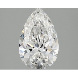 Diament laboratoryjny szlif gruszkowy, 1.58ct, VVS2, E, IGI LG751507300