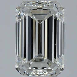 Diament szlif szmaragdowy, 1.51ct, VS1, H, GIA 7518058102