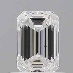 Diament szlif szmaragdowy, 0.56ct, VS2, D, GIA 2537123314