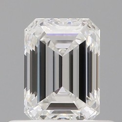 Diament szlif szmaragdowy, 0.53ct, VVS2, E, GIA 2544232006