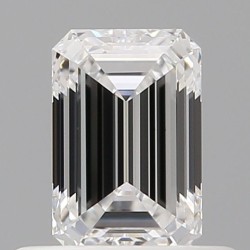 Diament szlif szmaragdowy, 0.5ct, VVS1, D, GIA 2544231638